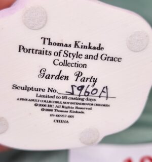 d190- Garden Party. Thomas Kinkade - Image 3