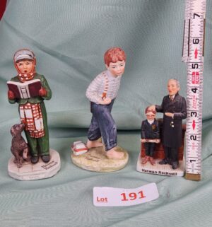 d191- Norman Rockwell 1970s Figurine - Image 1