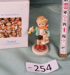d254- boy w/ horse. Goebel. w/ box