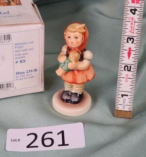 d261- Girl with doll. Goebel w/ box