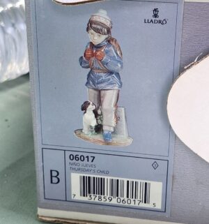 d370- Thursdays Child w/ Box. Lladro - Image 5