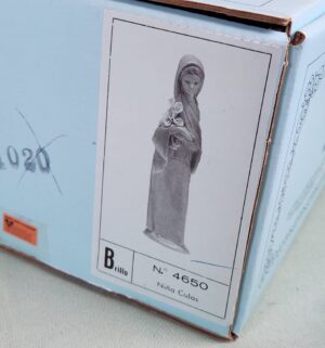 d377- Girl with Calla Lilies w/ Box. Lladro - Image 4
