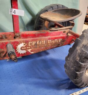 e4- vintage Sears Diesel 537 chain drive pedal tractor - Image 6