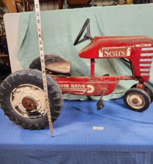 e4- vintage Sears Diesel 537 chain drive pedal tractor - Image 7