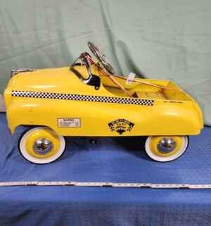 e5- Roadmaster New York City Checker Cab-style pedal car