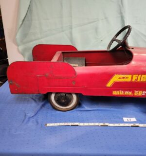 e17- 1960s AMF Fire Fighter Unit No. 508 pedal car - Image 7