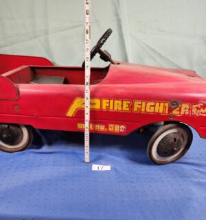 e17- 1960s AMF Fire Fighter Unit No. 508 pedal car - Image 9