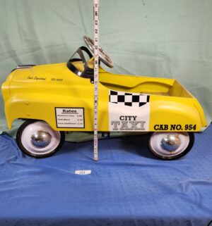 e20- Instep City Taxi Cab No. 954 pedal car - Image 7
