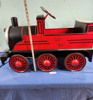 e23- Airflow Collectibles Lil Red train pedal car - Image 11