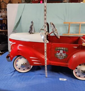 e24- Gendron Fire Truck Pedal Car - Image 12