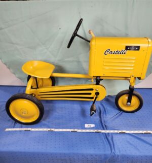 e29- 1960s Castelli steel pedal tractor.