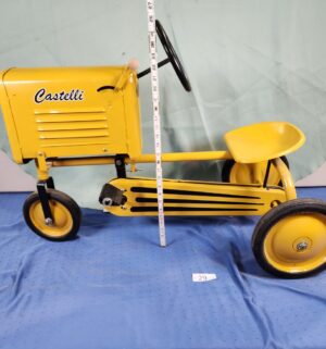e29- 1960s Castelli steel pedal tractor. - Image 8
