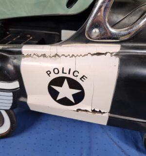 e41- Vintage InStep Police Pedal Car - Image 5