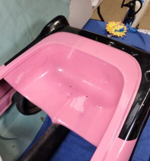 e47- Hallmark Kiddie Car Classics 1956 Garton Kidillac pedal car replica - Image 5