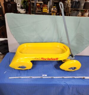 e48- 1930s Style Glide Ride Rocketeer steel pull wagon - Image 1