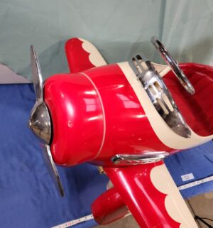e50- Airflow Collectibles Gee Bee Airplane Pedal Car, Art Deco design - Image 3