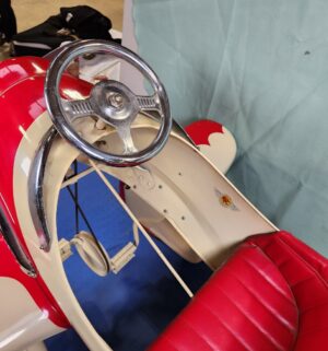 e50- Airflow Collectibles Gee Bee Airplane Pedal Car, Art Deco design - Image 7