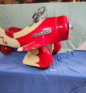 e50- Airflow Collectibles Gee Bee Airplane Pedal Car, Art Deco design - Image 12