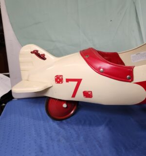 e50- Airflow Collectibles Gee Bee Airplane Pedal Car, Art Deco design - Image 13