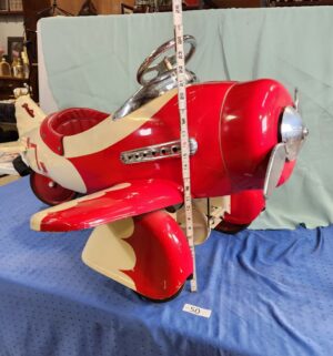e50- Airflow Collectibles Gee Bee Airplane Pedal Car, Art Deco design - Image 15
