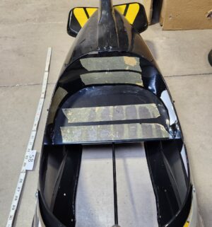 e58- Yellow Jacket pedal airplane ride-on Special Edition. Never assembled. American Retro LLC - Image 5