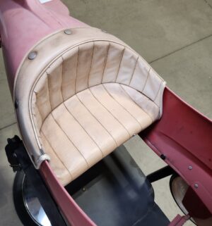 e59- circa 1940s Koken Murray Pursuit child's pedal airplane. converted into barber chair. - Image 5