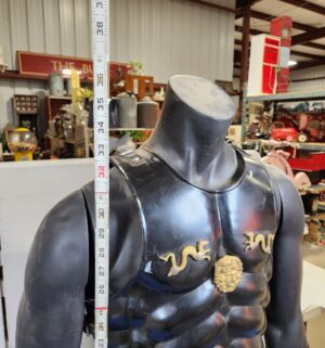 e63- replica Achilles muscle armor in leather. Includes mannequin - Image 5
