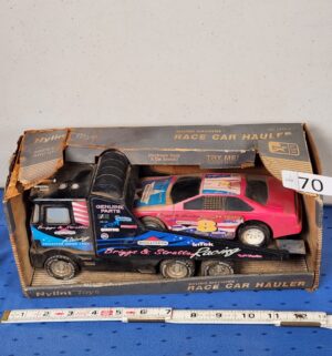 e70- Nylint Sound Machine Race Car Hauler toy truck - Image 1