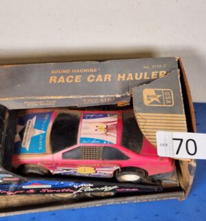 e70- Nylint Sound Machine Race Car Hauler toy truck - Image 2