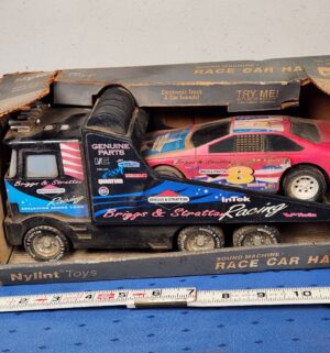 e70- Nylint Sound Machine Race Car Hauler toy truck - Image 3