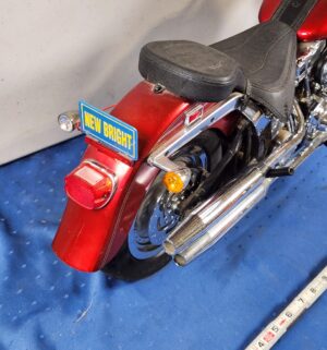 e78- New Bright remote control Harley-Davidson Fat Boy toy motorcycle. - Image 3