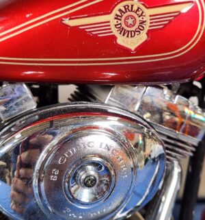e78- New Bright remote control Harley-Davidson Fat Boy toy motorcycle. - Image 5