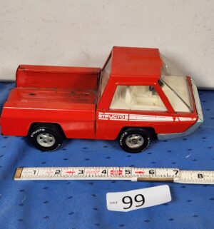 e99- 1960s Waggin Wagon Structo Stormer pressed steel toy truck - Image 3