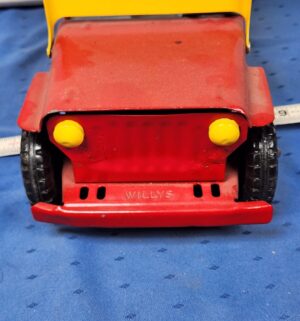 e101- 1940s Marx Willys Jeep pressed-steel toy - Image 3