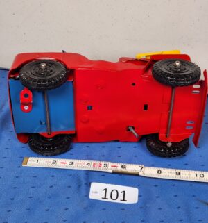 e101- 1940s Marx Willys Jeep pressed-steel toy - Image 7