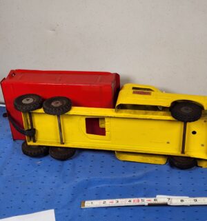 e102- 1940s Structo pressed steel dump truck - Image 10