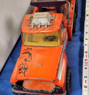 e104- 1970s Nylint Big Pumpkin pressed steel tow truck - Image 5