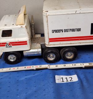 e112- Ertl McLane Grocery Distribution toy semi-truck and trailer - Image 3