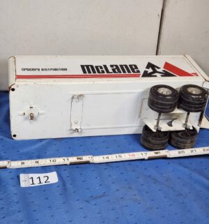 e112- Ertl McLane Grocery Distribution toy semi-truck and trailer - Image 6