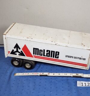 e112- Ertl McLane Grocery Distribution toy semi-truck and trailer - Image 7