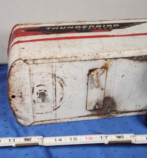 e107- Tonka Thunderbird Express pressed steel toy semi-truck and trailer - Image 5