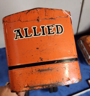 e108 1950s Orange Tonka Allied Van Lines pressed steel toy truck - Image 6