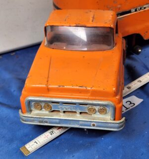 e113- 1958 Tonka Allied Van Lines semi-truck and trailer. - Image 3