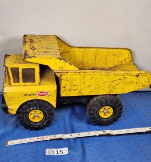 e115- 1970s Tonka Classic Steel Mighty Dump Truck - Image 1
