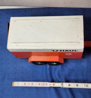 e117- 1960s Nylint pressed steel U-Haul Ford pickup truck and trailer set - Image 5
