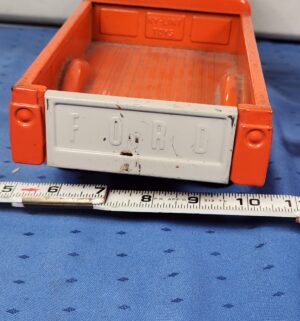 e117- 1960s Nylint pressed steel U-Haul Ford pickup truck and trailer set - Image 10