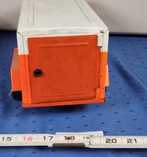 e117- 1960s Nylint pressed steel U-Haul Ford pickup truck and trailer set - Image 12