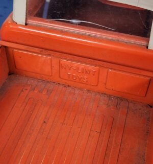 e117- 1960s Nylint pressed steel U-Haul Ford pickup truck and trailer set - Image 14