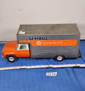 e118- 1970s Nylint U-Haul pressed steel toy truck - Image 1