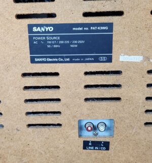 e120- Sanyo PAT-K3WG dual cassette 9-program karaoke machine - Image 7